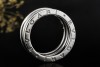 BVLGARI Bulgari B.zero1 3-Band Ring beweglich in 750er Weißgold Gr. 55 