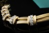 Tiffany & Co Armband Gliederarmband Diamanten in Gelbgold 750 mit Platin 