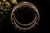 BVLGARI B.zero1 Ring 4-Band Marmor Braun Naturstein 750er Roségold Gr 54 