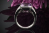 HANS DIETER KRIEGER 950er PLATIN Ring mit AMETHYST & DIAMANTEN 5,59 CT 