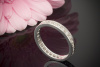 Memoire Ring Klassisch mit 0,75 Carat Brillanten in 750er Weißgold Größe 56 