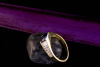 Hans Dieter Krieger Ring Saphir Kornblumenblau und Diamanten 750er Gold 