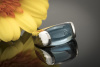 Bulgari Ring Tronchetto Blautopas edel zeitlos modern in 750er Weißgold 