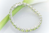 PERIDOT Designer Armband mit 70 Ct Peridot in 750 Weißgold  