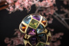 Ring mit Farbedelsteinen Topas Amethyst Peridot Citrin in 585er Gelbgold 