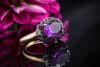 Kleiner Pomellato Ring Tabou mit Amethyst Lila in Rosegold Rotgold 750 