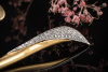 Besondere alte Tiffany & Co. Brosche Blume mit Brillanten in 750er Gold 