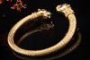 Cartier Vintage Armreif Panthere de Cartier Saphir Onyx Diamanten 750er Gold 
