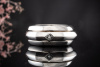 Piaget Possession Ring Drehring mit Diamant Carré Solitär 750er Weißgold 