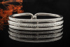 Antonini Milano Armreif Armband mit Diamanten Exklusive Weißgold Arbeit 