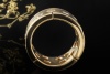 Ring in massiver Handarbeit mit Diamanten gefertigt in 585er Gelbgold 