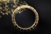 Cartier Lanières Ring Memoire mit Diamanten Brillanten in 750er Gelbgold 