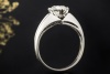 Solitär Vintage Ring 1 Altschliff Diamant 2 Ct Handarbeit 750er Weißgold 