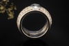Chopard Happy Diamonds Ring Massiv mit Diamanten Weissgold Gelbgold 750 