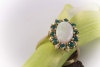 Kreatives Ringdesign Ring mit Opal & SMARAGD 585 Gold  