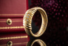 Cartier Vintage Ring Diamanten im Dreieck geflochten in Gold Tricolor 53 