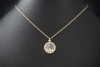 Chopard Happy Diamonds Anhänger Großes Modell Diamanten in Gelbgold 750 