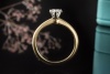 Tiffany & Co Solitär Ring Setting mit Diamant 0,39 Ct in Gelbgold Platin 