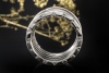 BVLGARI B.zero1 5-Band Ring beweglich in 750er Weißgold Neuwertig Gr. 62 