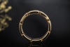 Cartier Tank Francaise Ring 3 Reihen Diamanten rundum in 750er Gelbgold 