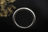 Tiffany & Co. Ring Elsa Peretti Solitär Bandring Diamant in 950er Platin 