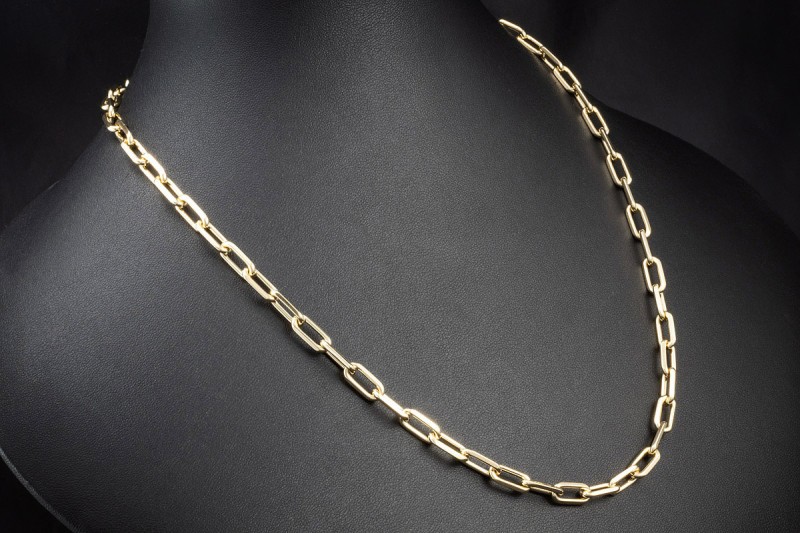Cartier Kette Collier Spartacus 57 cm Damen und Herren in Gelbgold 750 