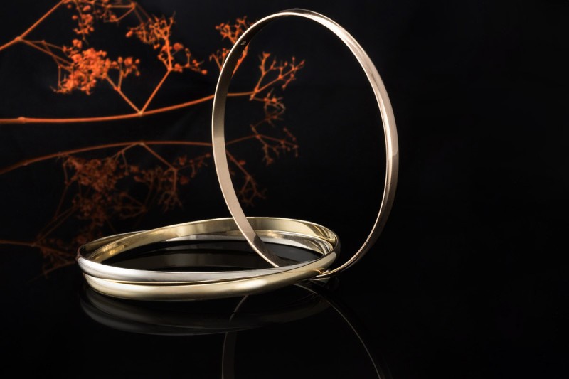 Cartier Armreif Trinity Klassisches Modell Gelbgold Rotgold Weißgold 750 