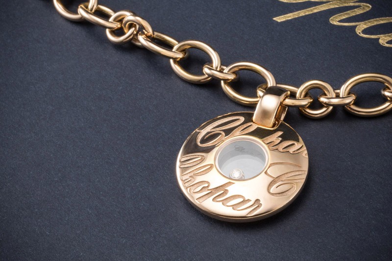 Chopard Armband Chopardissimo mit Diamanten Roségold 750 Gliederarmband 