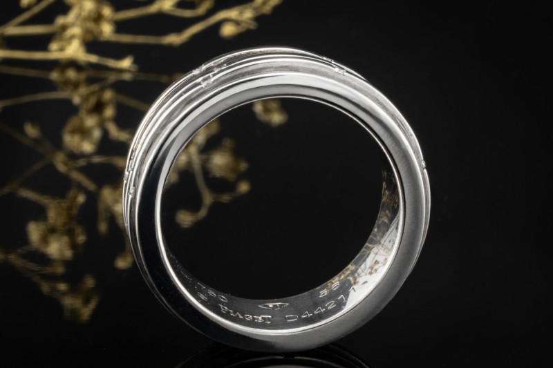 Piaget Ring Possession 3 Reihen Drehring mit Diamanten in 750er Weißgold 