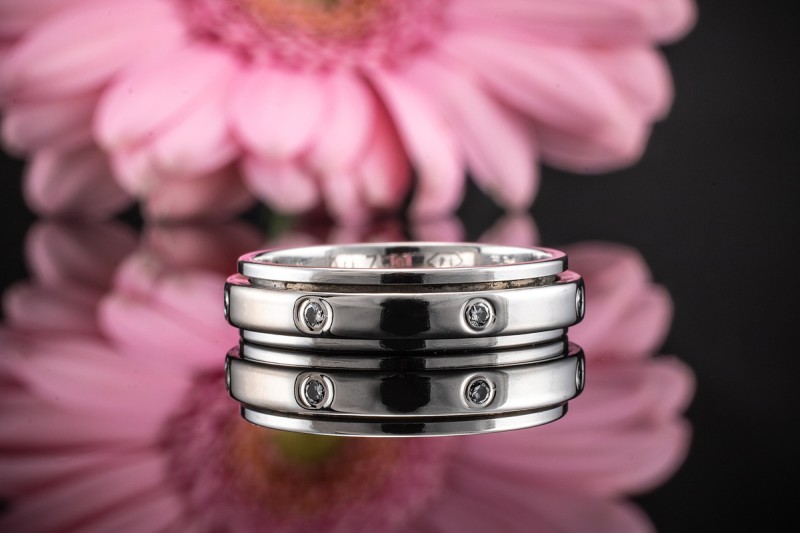 Piaget Possession Ring Drehring mit Brillanten in 750er Weißgold Gr. 55 