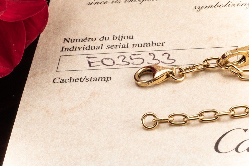 Cartier Armband Spartakus Bettelarmband Love CC Trinity in Gelbgold 