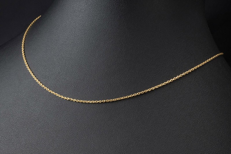 Chopard Kette Collier Gliederkette 38 / 40 / 42 cm Länge in Gelbgold 750 