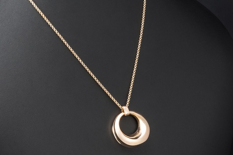 Chopard Collier Imperiale Kette mit Anhänger 60 cm Massiv 750er Roségold 