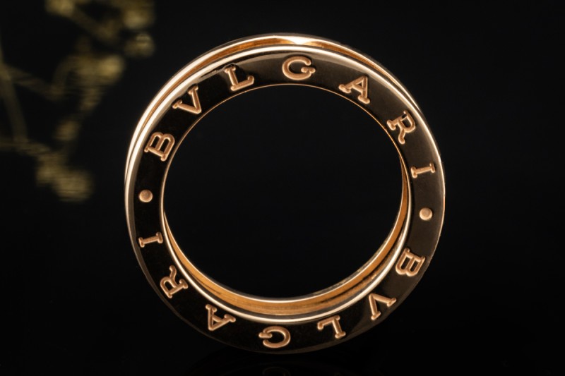 BVLGARI B.zero1 1-Band Ring Klassisch in 750er Roségold Größe 55 OVP 