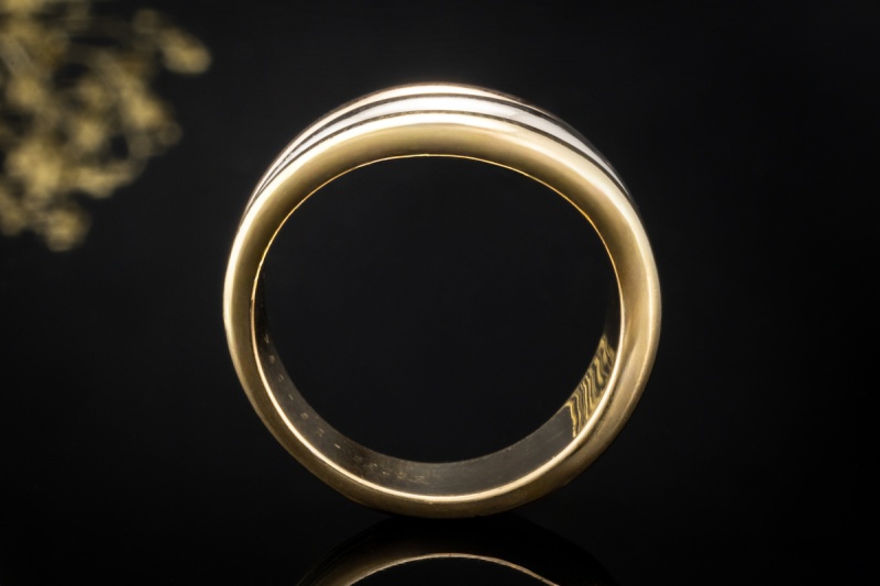 Cartier Trinity Stack Dreier Ring in 750er Roségold Gelbgold Weißgold 