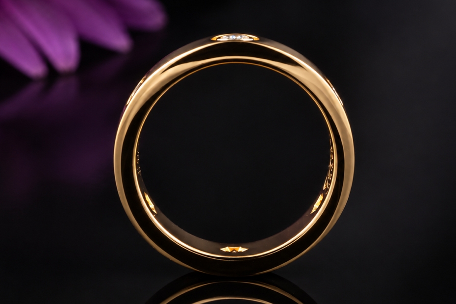 Cartier Love Ring mit 6 Diamanten Großes Modell in 750er Gelbgold Gr. 53 