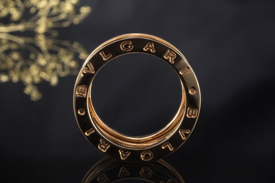 BVLGARI B.zero1 4-Band Ring Sonderedition Zaha Hadid 55 in Roségold 750 