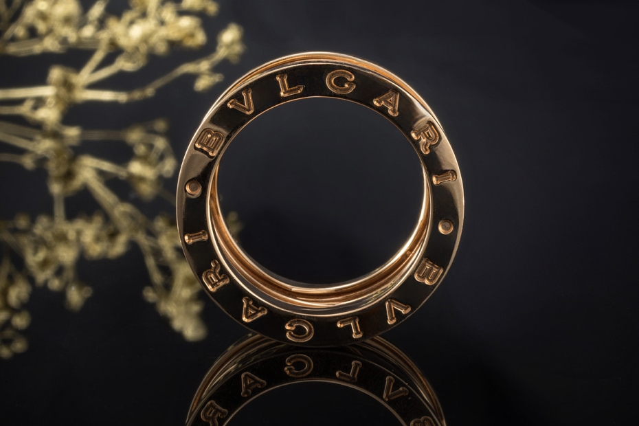 BVLGARI B.zero1 4-Band Ring Sonderedition Zaha Hadid 52 in Roségold 750 