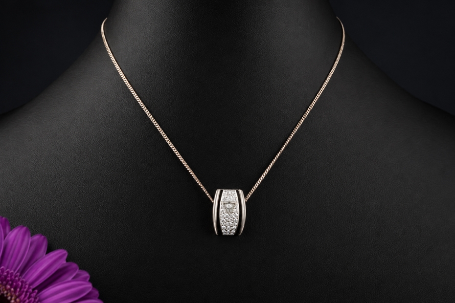 Wellendorff Margarit Anhänger mit Diamanten in Weißgold 750 Ref. 9 9276 