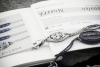 Fabergé Armband Blaue Emaille Arbeit in 750er Weißgold Limitiert 33/500 