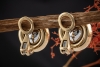 Chopard Herz Ohrringe Ohrclips Drehbar mit Brillanten 750er Gold Bicolor 