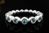 Wempe by Kim Ring Blu Candy mit Aquamarin Beaded Design in Weißgold 750 