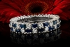 Kreativer Memoire Ring mit Diamanten und Saphiren Weiß Blau in Weißgold 