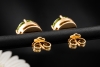 Hollfelder Creations Peridot Ohrstecker mit Diamanten in 750er Gelbgold 