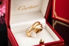 Trinity de Cartier Ring Klassisches Modell Gold Tricolor Gr. 53 Full Set 