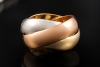Trinity de Cartier Ring Großes Vintage Modell 750er Gold Tricolor Gr. 48 