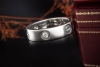 Cartier Love Ring mit 3 Diamanten in 750er Weißgold Großes Modell 58 OVP 
