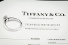 Tiffany & Co Solitär Ring Setting mit Diamant 0,31 Ct in Platin Full Set 