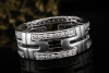 BVLGARI Parentesi Ring mit Diamanten in 750er Weißgold OVP Größe 55 