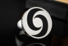 BVLGARI Ring Optical Spinning mit Drehscheibe in 750er Weißgold OVP 